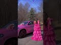 princess fuchsia a line deep v neck tiered long promdress dress id yylh3219 dress2024