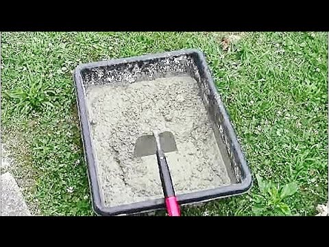 How To Mix Mortar For Masonry Projects - YouTube