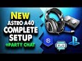 How to record/stream Party Chat with NEW ASTRO a40 TR 2019 || PS4