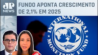 FMI projeta alta de 2,2% do PIB do Brasil em 2024; Amanda Klein e Cristiano Vilela comentam
