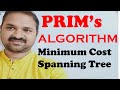 Prim's Algorithm for Minimum Cost Spanning Tree