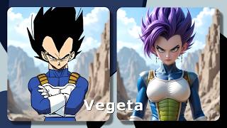 Dragon Ball Characters In Real Life Gender Swap Part 2 Morphology