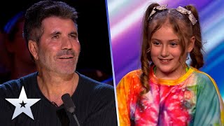 9-year-old Immi Davis casts a SPELL on the Judges | Auditions | BGT 2022