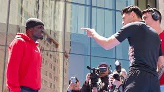 RYAN GARCIA AND EMMANUEL TAGOE ALMOST THROW DOWN! GET INTO ALTERCATION & HAVE TO BE SEPARATED!