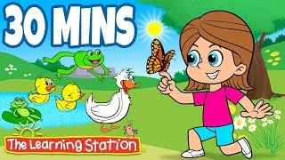 Spring Songs for Children 🌹 Spring is Here with Lyrics 🌹 Kids Spring Playlist 🌹 The Learning Station