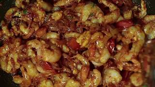 How To Make Prawns Cabbage Vegetable Dish At Home | Simple And Easy Way | Vegetable + Prawns Combo