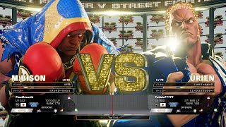 SFV CE Tokido (Urien) vs Pugera (Balrog) FT3