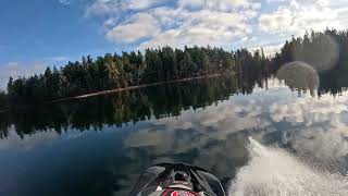 American Lake On A Kawasaki SXR-160 standup jetski