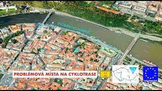 Dvořákovo nábřeží - problémová místa na cyklotrase