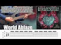 World Ablaze / Killswitch Engage (screen TAB | Guitar lesson | Dual Guitar)