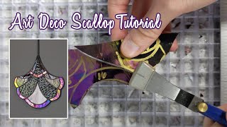 TUTORIAL - Small Art Deco Scallop Stained Glass Suncatcher