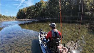 Shallow River Bass Fishing