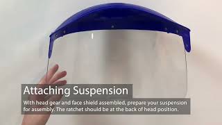 How to Assemble Safety Headgear with Clear Face Shield