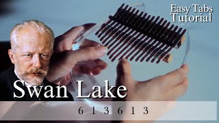 Swan Lake by Tchaikovsky Kalimba Tutorial | Number \u0026 Letter Tabs