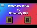 DIMENSITY 820 VS DIMENSITY 800U | Antutu v8 Geekbench v5.1 | Which One is Better?