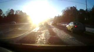 McGinnis Ferry Rd was closed from Bufford Hwy (01/14/11 08:08 am).mp4