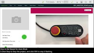 OMRON TM ROBOT TUTORIAL | HOW TO SET AUTO AND MANUAL MODE