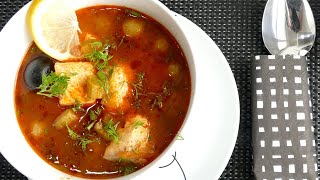 Рыбная солянка. Рецепт приготовления очень вкусного и быстрого рыбного супа