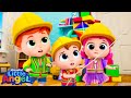 Building the Ultimate Toy Tower! 🏰🧸 | Nursery Rhymes for kids - Little Angel