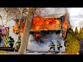 2 ALARM FULLY INVOLVED Structure Fire Brick, New Jersey 1/24/22