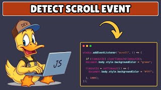 How to Detect Scroll Event in Javascript