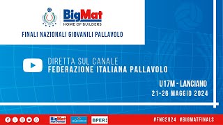 🔴BIGMAT FINALI NAZIONALI GIOVANILI U17M: n°gara 462 - VOLLEY TREVISO vs DIAVOLI POWERVOLLEY