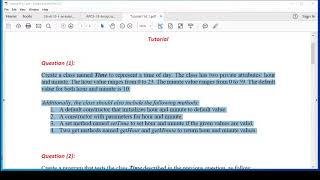 java 2 chapter 6 output quiz part one live (Arabic)