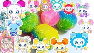 スター☆トゥインクルプリキュア　砂からスーパーボールをを手作り♥キュアスター、キュアコスモ、キュアセレーネ、キュアソレイユ、キュアミルキーが変身✨おもちゃ リカちゃん 人形 アニメ　フワ　ふわ