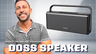 DOSS SoundBox XL Pro Bluetooth Speaker with 50W Powerful Stereo Sound