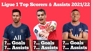 Ligue 1 ► Top Scorers & Assists 2021/22 ● HD