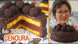 BOLO DE CENOURA TRUFADO | ESPECIAL DIA DOS PAIS | DIKA DA NAKA