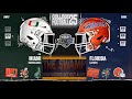 Miami HURRICANES vs Florida GATORS - FULL GAME SIM - Gameplay Dynasty #collegefootball25gameplay