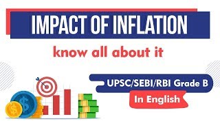 Impact of Inflation - Causes and effects Inflation explained for UPSC, SEBI, RBI, Grade B exams