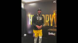 Lakers locker room celebrates winning the 2023 In-Season Tournament