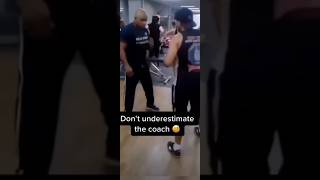 he underestimated the coach😳💥 #shorts #mma #fight #fighting #streetfighter