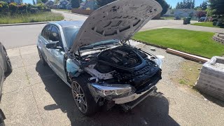 F80 HIDDEN REAR END DAMAGE!? | 2018 BMW M3 COPART REBUILD PART 2