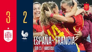 RESUMEN | Sub-23  | España 3-2 Francia | Amistoso | 🔴 SEFUTBOL