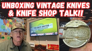 Unboxing Vintage Knives & Knife Shop Talk!