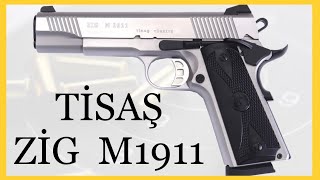 TİSAŞ ZİG M1911 45acp (Atış - Silah İncelemesi ve Kutu Açımı)