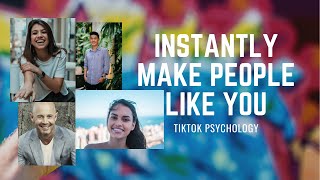 TikTok Psychology Trick To Make People Instantly Like You | TikTok @francescapscyhology |  Tik Toks