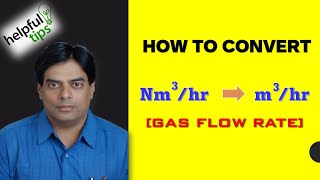 HOW TO CONVERT Nm3 / hr TO M3 / hr (FLUE GAS FLOW)