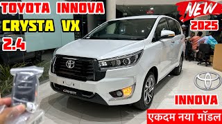 Toyota Innova Crysta 2025 Vx 2.4 Variant Review🔥Price \u0026 Features? Innova Crysta | Toyota innova 2025