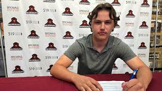 Reid Gammage is returning to Cambridge for the 2024-25 GOJHL season