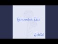 Remember This