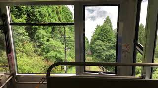 2020.07.11御岳山ケーブルカー帰路（In a cable car Mt.Mitake,Tokyo,Japan）