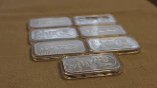 1oz, 5oz and 10oz silver bar Air-Tite Capsule unboxing and fit test.