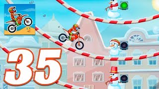 Moto X3M Bike Race Game SNOW - Gameplay Android & iOS game - moto x3m