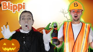 Blippi Halloween Songs for Kids | Trick or Treat Nursery Rhymes | Blippi Songs