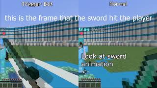 explaining triggerbot animations | Minecraft PVP