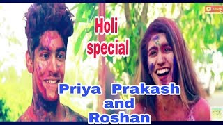Priya Prakash and Roshan latest holi song 2018 | Priya Prakash holi special song | Oru Adaar Love